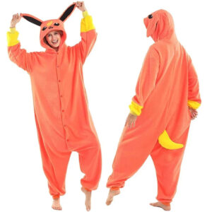 Flareon Costume​ Onesie Pokemon Kigurumi For Adults