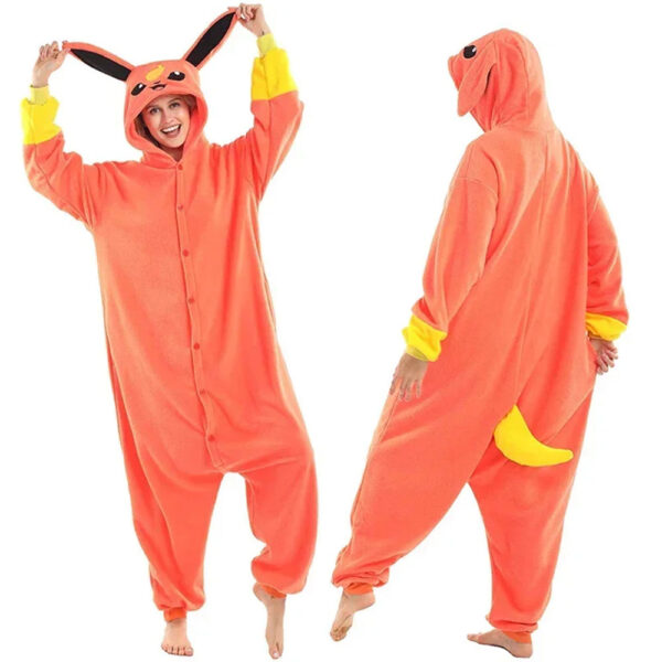 Flareon Costume​ Onesie Pokemon Kigurumi For Adults