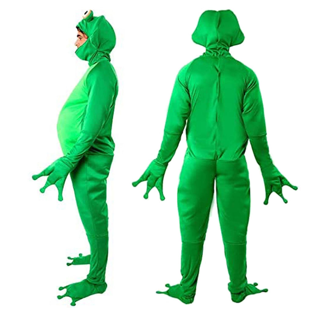Frog Costume Cosplay Halloween For Adults Unisex