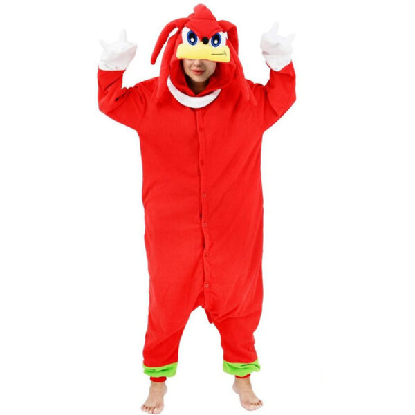 Knuckles Onesie Costume For Adults