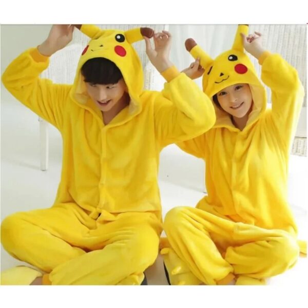 Pikachu Onesie Adult Pajamas Costume Fleece