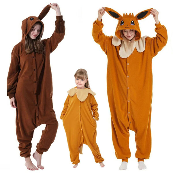 Pokemon Eevee Onesie Pajamas Kigurumi