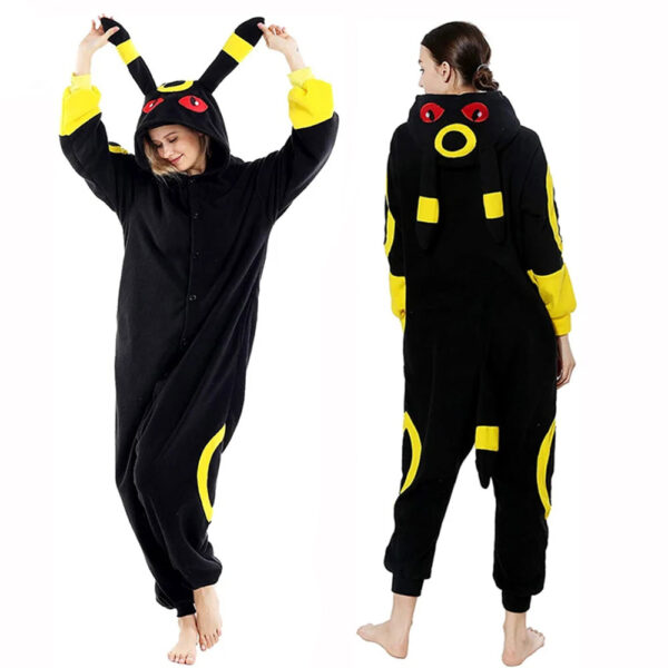 Shiny Umbreon Onesie Costume Kigurumi​ Blue & Yellow Design