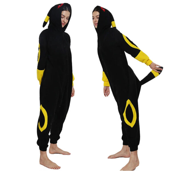 Shiny Umbreon Onesie Costume Kigurumi​ Blue & Yellow Design