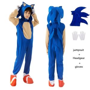 Sonic Cosplay Blue Costume