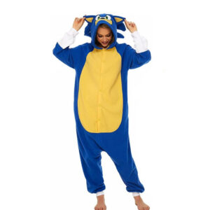 Sonic Pajamas Onesie Pjs For Adult
