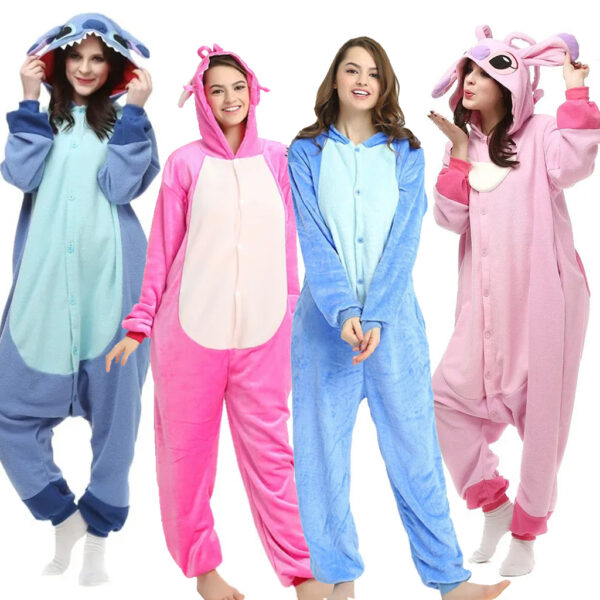 Stitch Onesie Adult One Piece Pajamas