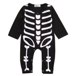 baby skeleton pajamas
