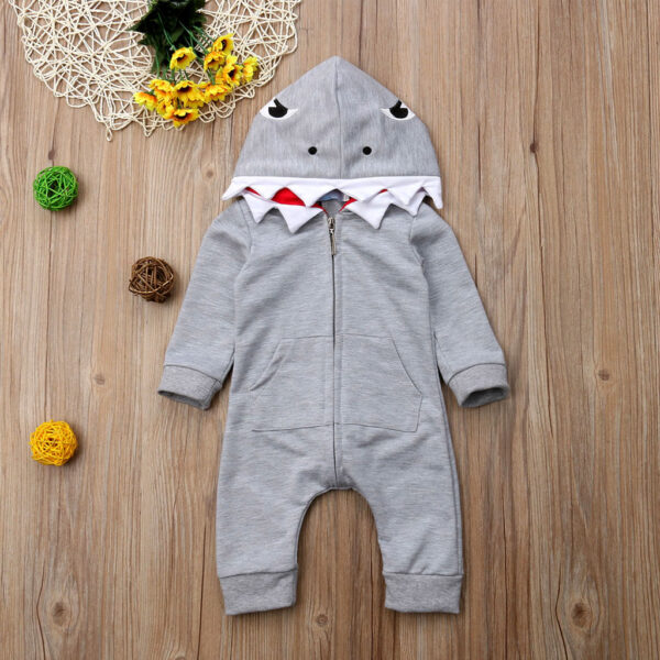 infant shark onesie