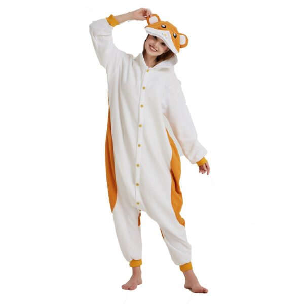 Hamster Onesie Costume Pajamas for Adults