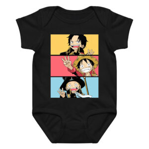 ACE Sabo Luffy Baby Grow Brothers Cotton Onesie
