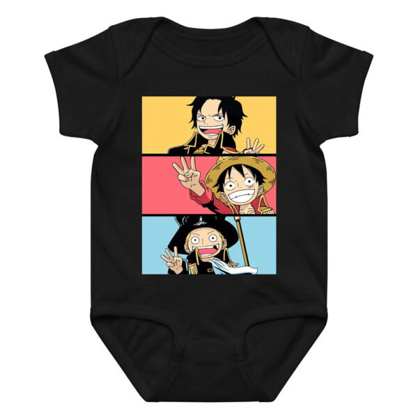 ACE Sabo Luffy Baby Grow Brothers Cotton Onesie