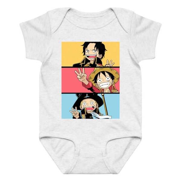 ACE Sabo Luffy Baby Grow Brothers Cotton Onesie