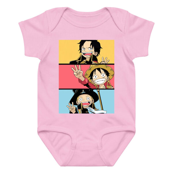 ACE Sabo Luffy Baby Grow Brothers Cotton Onesie
