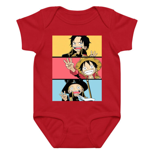 ACE Sabo Luffy Baby Grow Brothers Cotton Onesie