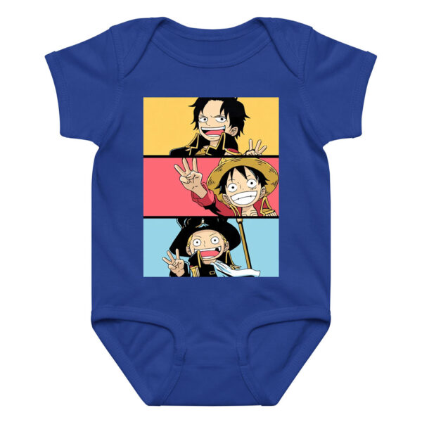 ACE Sabo Luffy Baby Grow Brothers Cotton Onesie
