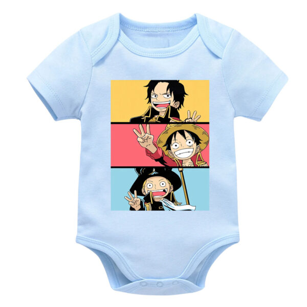 ACE Sabo Luffy Baby Grow Brothers Cotton Onesie