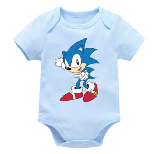 Classic Sonic Baby Onesie – Cute Retro Hedgehog Bodysuit