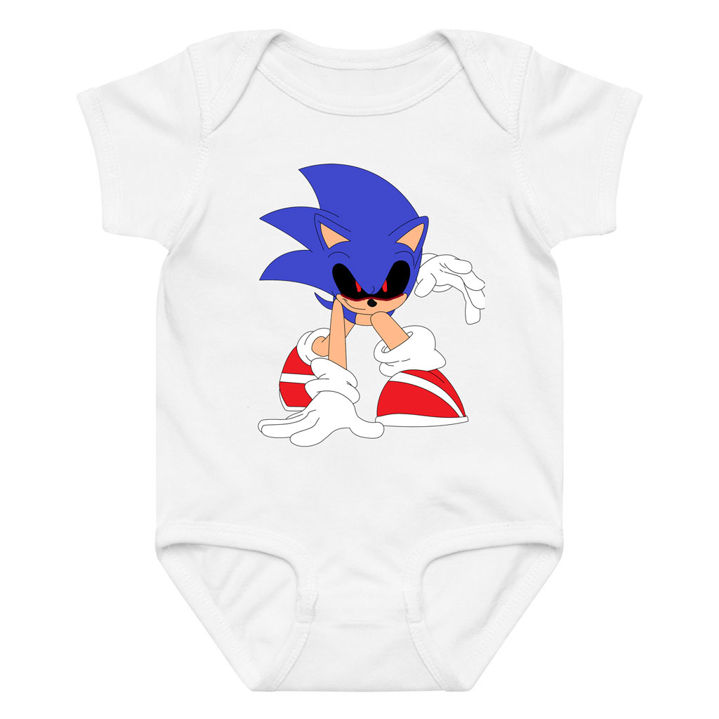 Cool Sonic Baby Romper Onesie Dark Style 0-24M 9 Cool Sonic Baby Romper Onesie Dark Style
