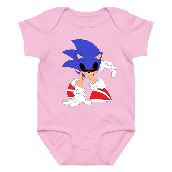 Cool Sonic Baby Romper Onesie Dark Style