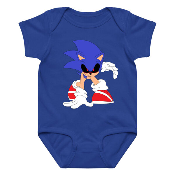 Cool Sonic Baby Romper Onesie Dark Style