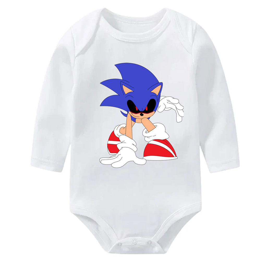 Cool Sonic Baby Romper Onesie Dark Style 0-24M 10 Cool Sonic Baby Romper Onesie Dark Style