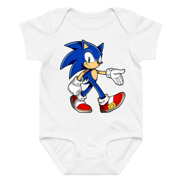 Cozy Blue Hedgehog Romper Onesie Outfit Short, Long Sleeves