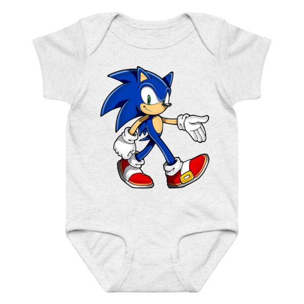 Cozy Blue Hedgehog Romper Onesie Outfit Short, Long Sleeves