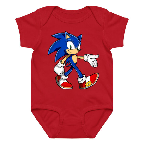 Cozy Blue Hedgehog Romper Onesie Outfit Short, Long Sleeves