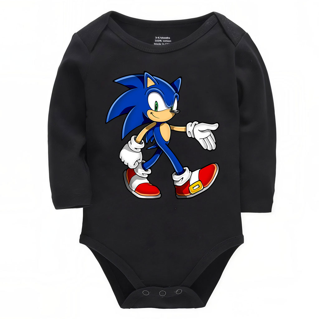 Cozy Blue Hedgehog Romper Onesie Outfit Short, Long Sleeves 9 Cozy Blue Hedgehog Romper Onesie Outfit Short, Long Sleeves