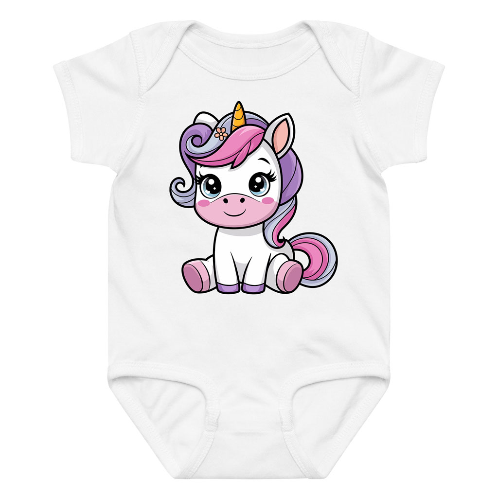 Cute Unicorn Baby Onesie Cotton Bodysuit for Infants 9 Cute Unicorn Baby Onesie Cotton Bodysuit for Infants