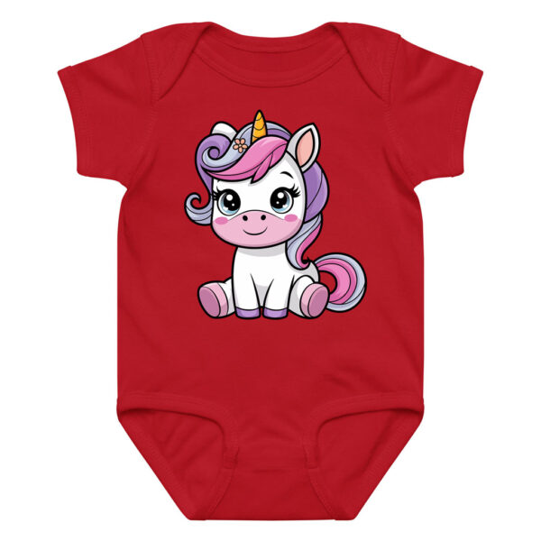 Cute Unicorn Baby Onesie Cotton Bodysuit for Infants