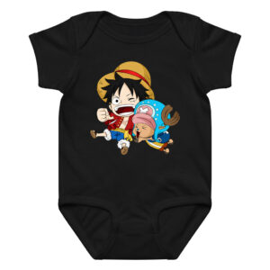 Funny Luffy and Chopper Baby Boy Girl Bodysuits​