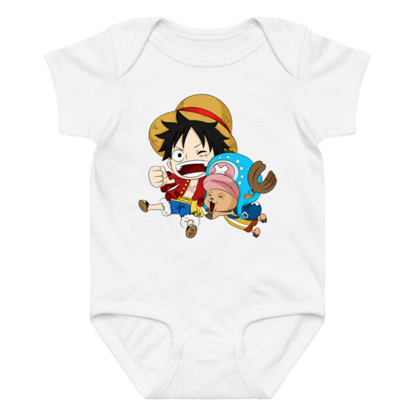Funny Luffy and Chopper Baby Boy Girl Bodysuits​