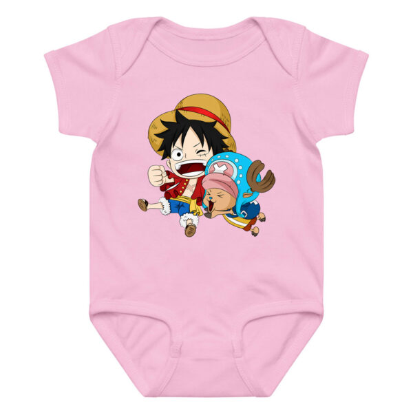 Funny Luffy and Chopper Baby Boy Girl Bodysuits​