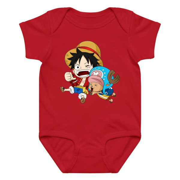 Funny Luffy and Chopper Baby Boy Girl Bodysuits​