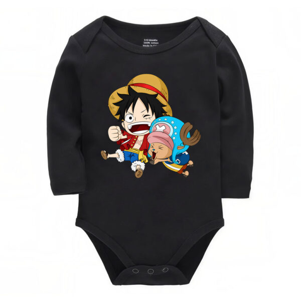 Funny Luffy and Chopper Baby Boy Girl Bodysuits​