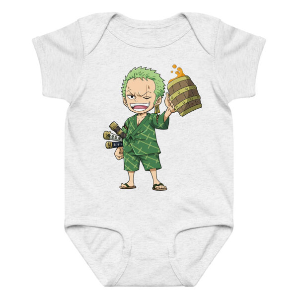 Funny Zoro Samurai Baby Anime Clothes Bodysuits