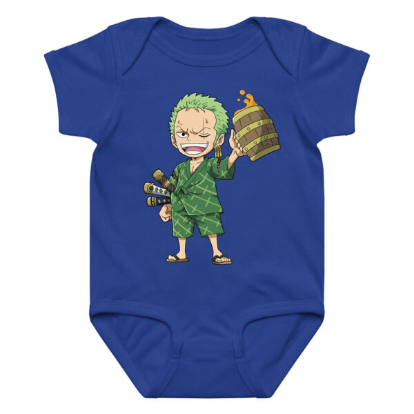 Funny Zoro Samurai Baby Anime Clothes Bodysuits