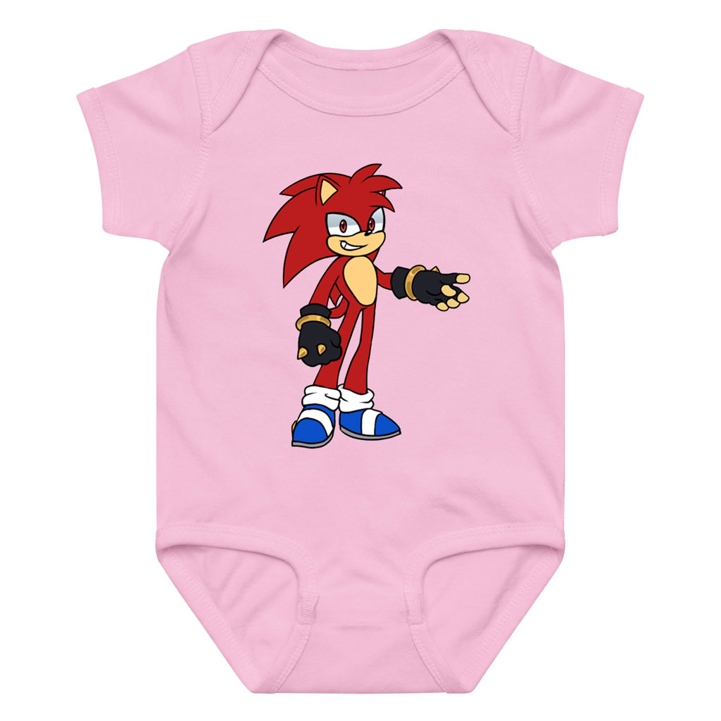 Knuckles Red Sonic Baby Anime Clothes Bodysuit 9 Knuckles Red Sonic Baby Anime Clothes Bodysuit