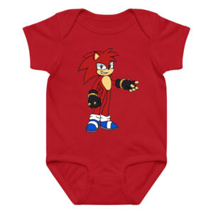 Knuckles Red Sonic Baby Anime Clothes Bodysuit