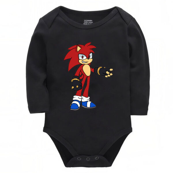Knuckles Red Sonic Baby Anime Clothes Bodysuit