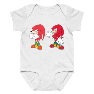 Knuckles the Echidna Baby Bodysuit Romper​ Cotton