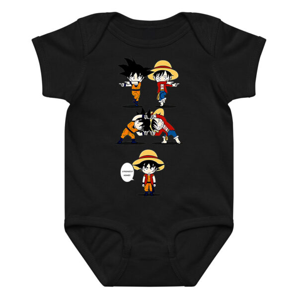 Luffy Son Goku​ Baby Clothes Onesie Anime Crossover