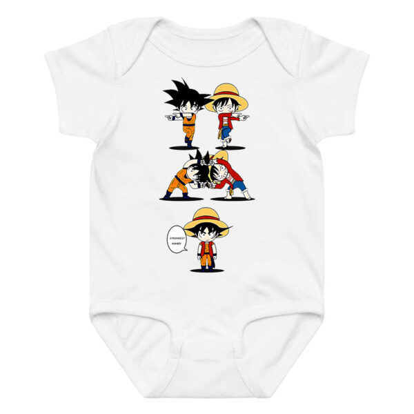 Luffy Son Goku​ Baby Clothes Onesie Anime Crossover