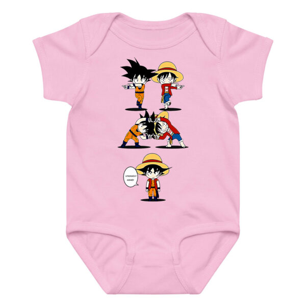 Luffy Son Goku​ Baby Clothes Onesie Anime Crossover