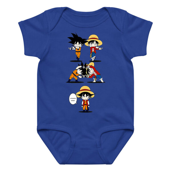 Luffy Son Goku​ Baby Clothes Onesie Anime Crossover