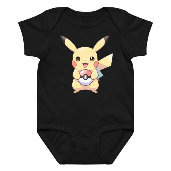 Pikachu Baby Bodysuit with Poké Ball Cotton Onesie
