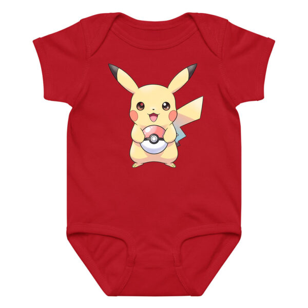 Pikachu Baby Bodysuit with Poké Ball Cotton Onesie