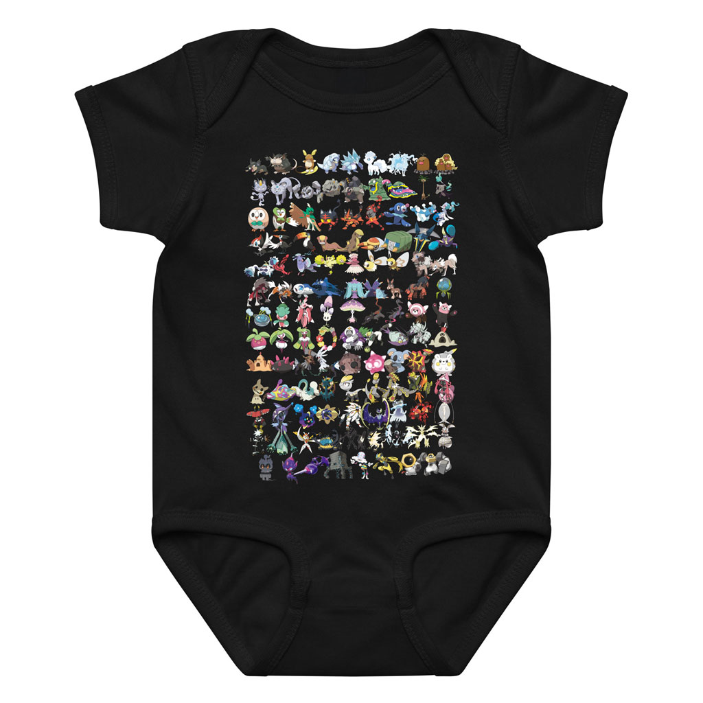 Pokemon All Characters Bodysuits Infant, Newborn 0-24M 2 Pokemon All Characters Bodysuits Infant, Newborn 0-24M